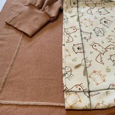 Strickware n&auml;hen - Flachnaht mit der Overlock